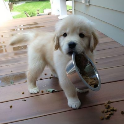 chó con bao nhiêu ngày biết ăn