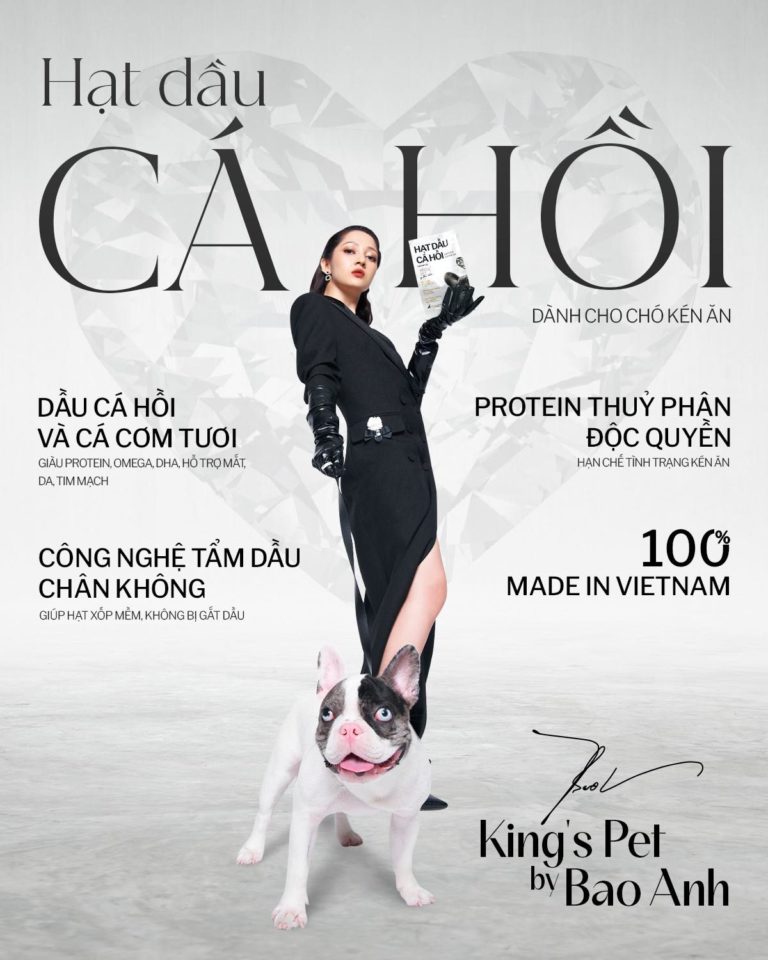Hạt dầu cá hồi dành cho chó con kén ăn King's Pet by Bao Anh - bổ sung ...