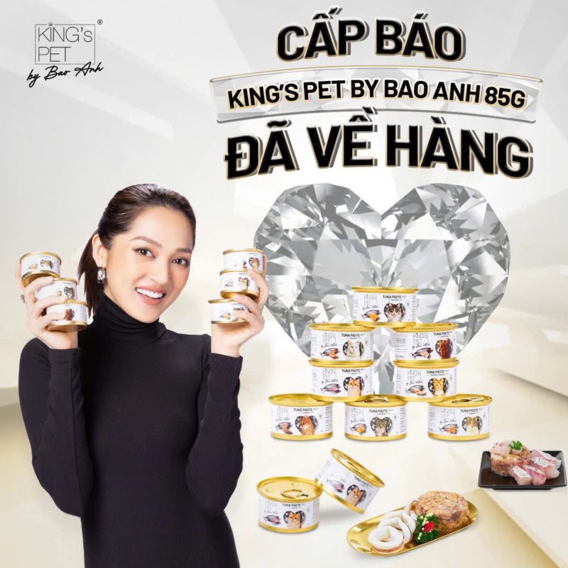 Pate cá ngừ Jelly King’s Pet by Bao Anh 85g chính thức về hàng