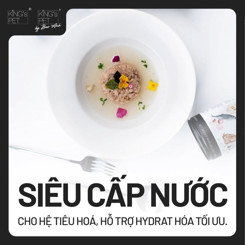 Thức ăn dinh dưỡng cho chó con.
