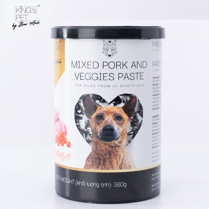 Thức ăn ngon dinh dưỡng cho cún cưng.