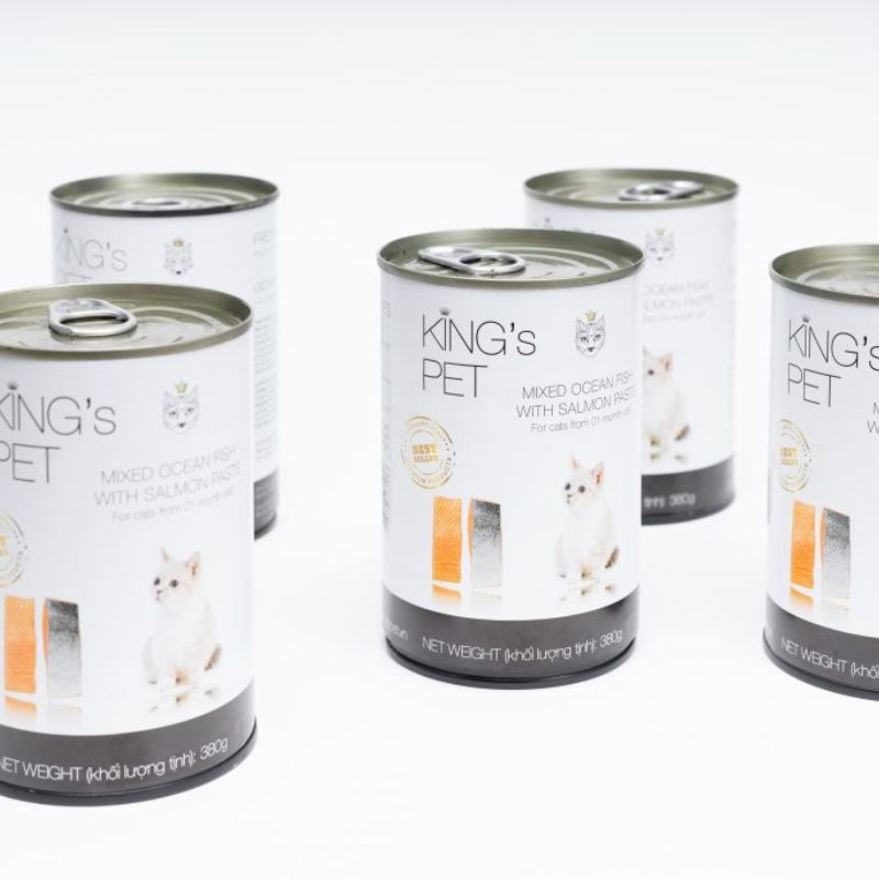 Pate King's Pet nhiều dinh dưỡng cho mèo.