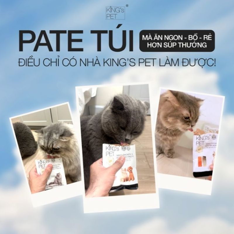 Pate túi dinh dưỡng chất lượng cho cún cưng.