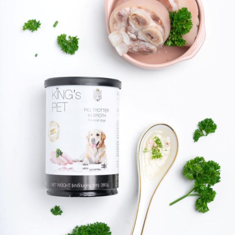 Bánh giò thơm ngon dinh dưỡng cho cún cưng.