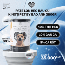 Pate lon Heo rau củ King’s Pet by Bao Anh 380g