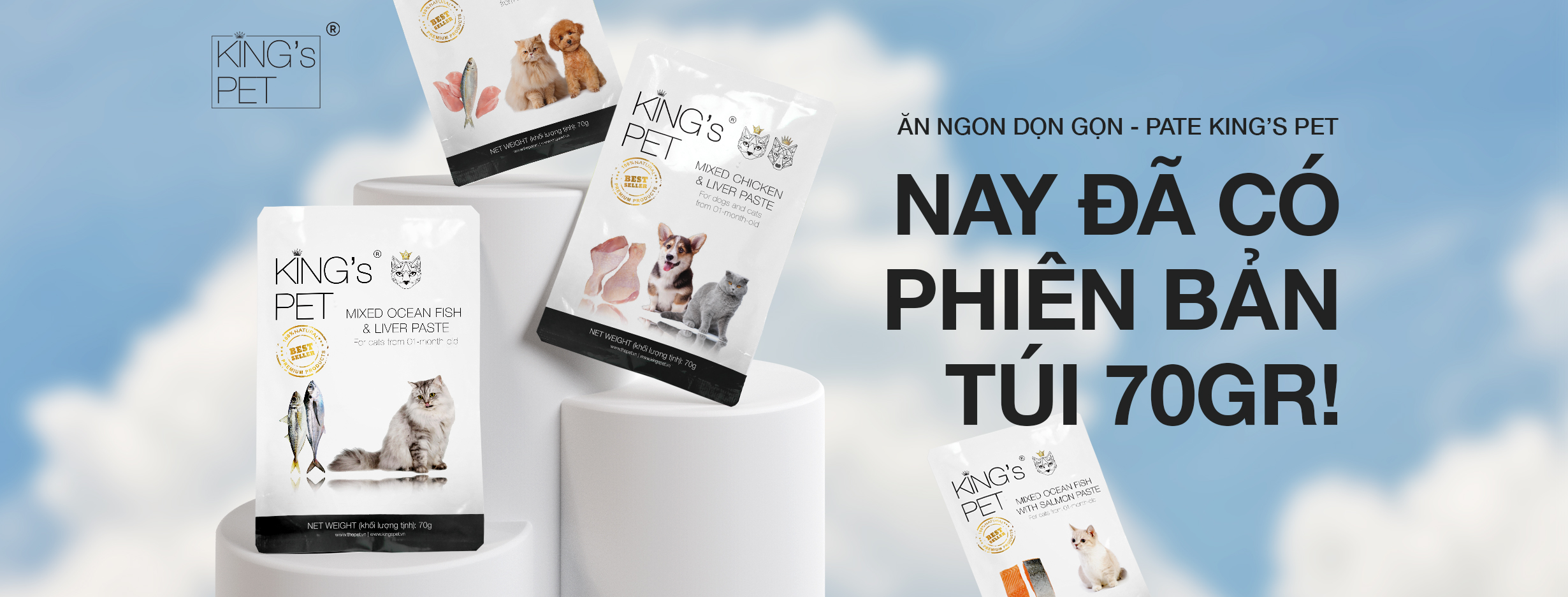 Pate Túi King's Pet 70g