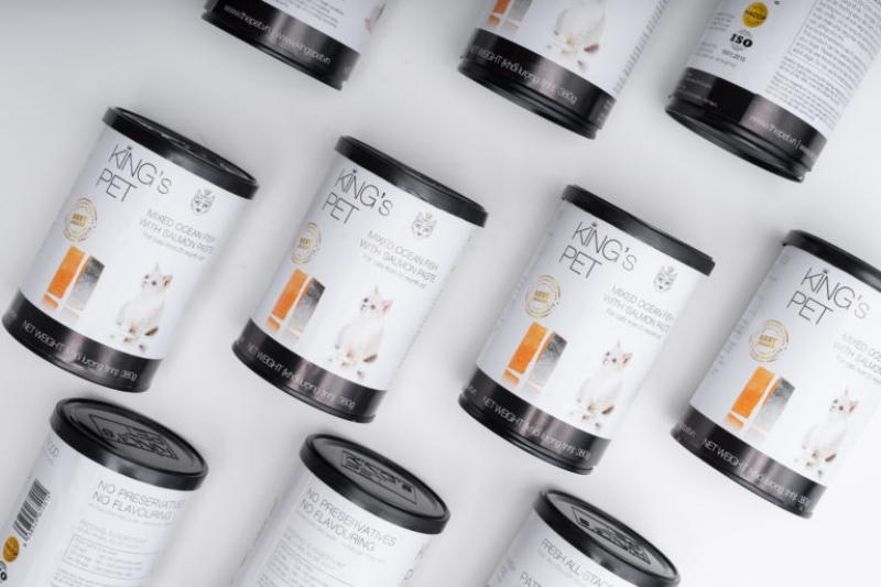 Pate Cá hồi King's Pet - Bổ sung Omega 3-6-9 giảm rụng lông cho mèo