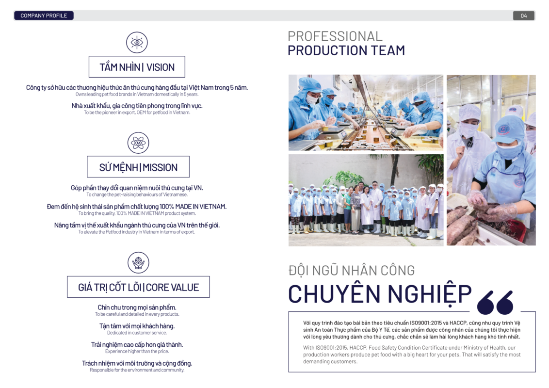 Company Profile - King's Pet Vietnam