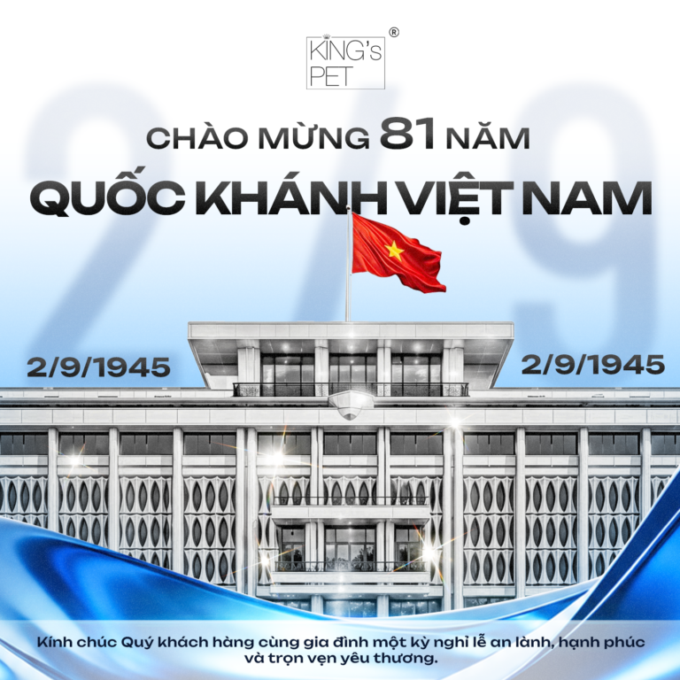 CÙNG KING’S PET ĐÓN QUỐC KHÁNH 02/09 RỰC RỠ